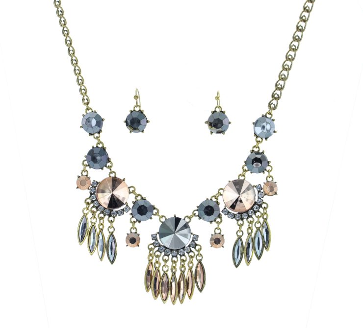 A photo of the Long Chandelier Necklace product