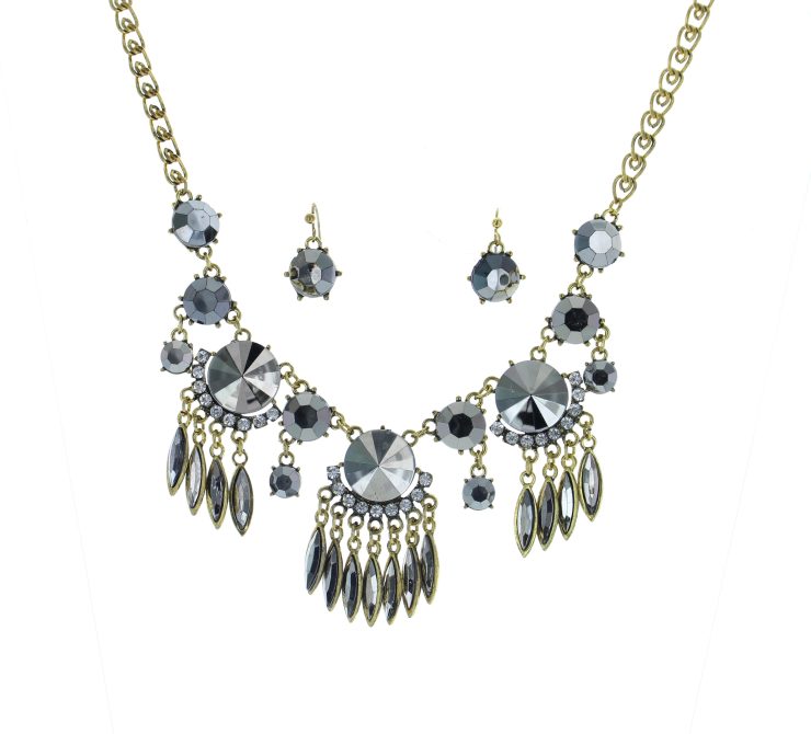 A photo of the Long Chandelier Necklace product