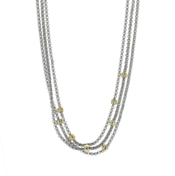 A photo of the Multi Chain Necklace product