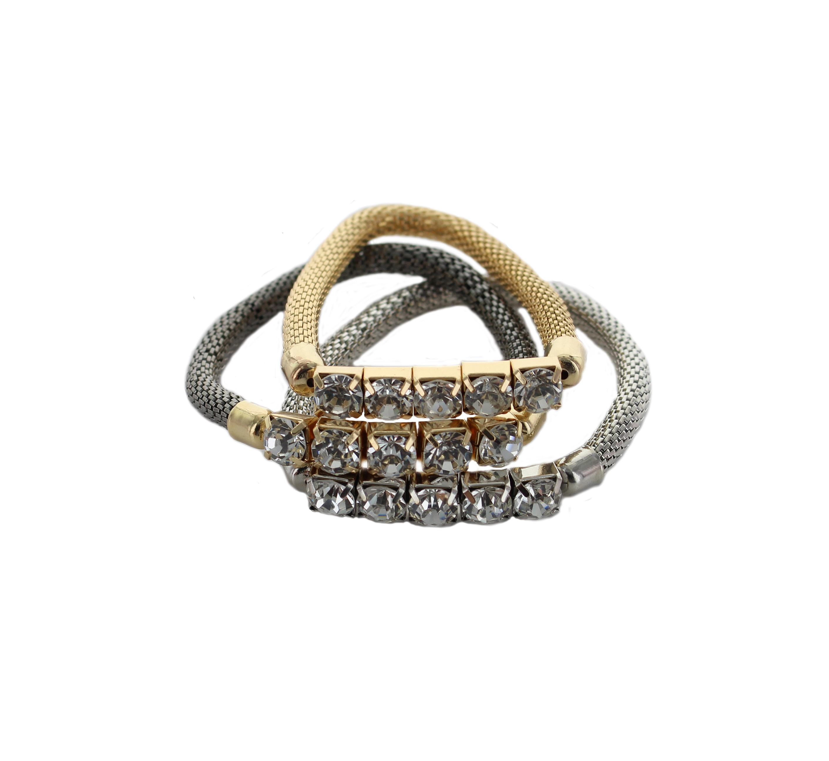 Rhinestone Mesh Bracelets - Best of Everything | Online Shopping