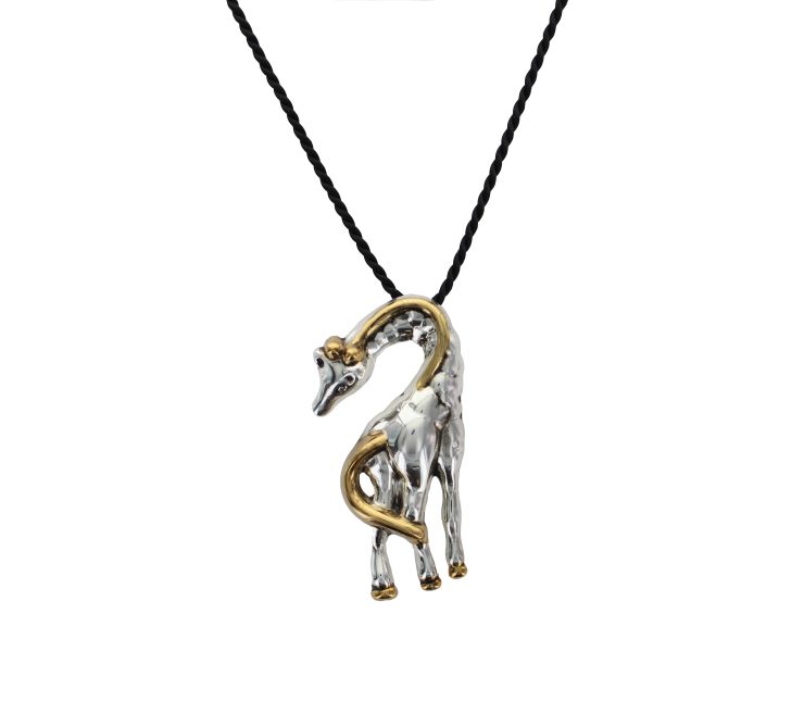 A photo of the Giraffe Pendant/Pin product