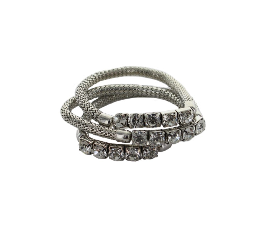 Rhinestone Mesh Bracelets - Best of Everything | Online Shopping