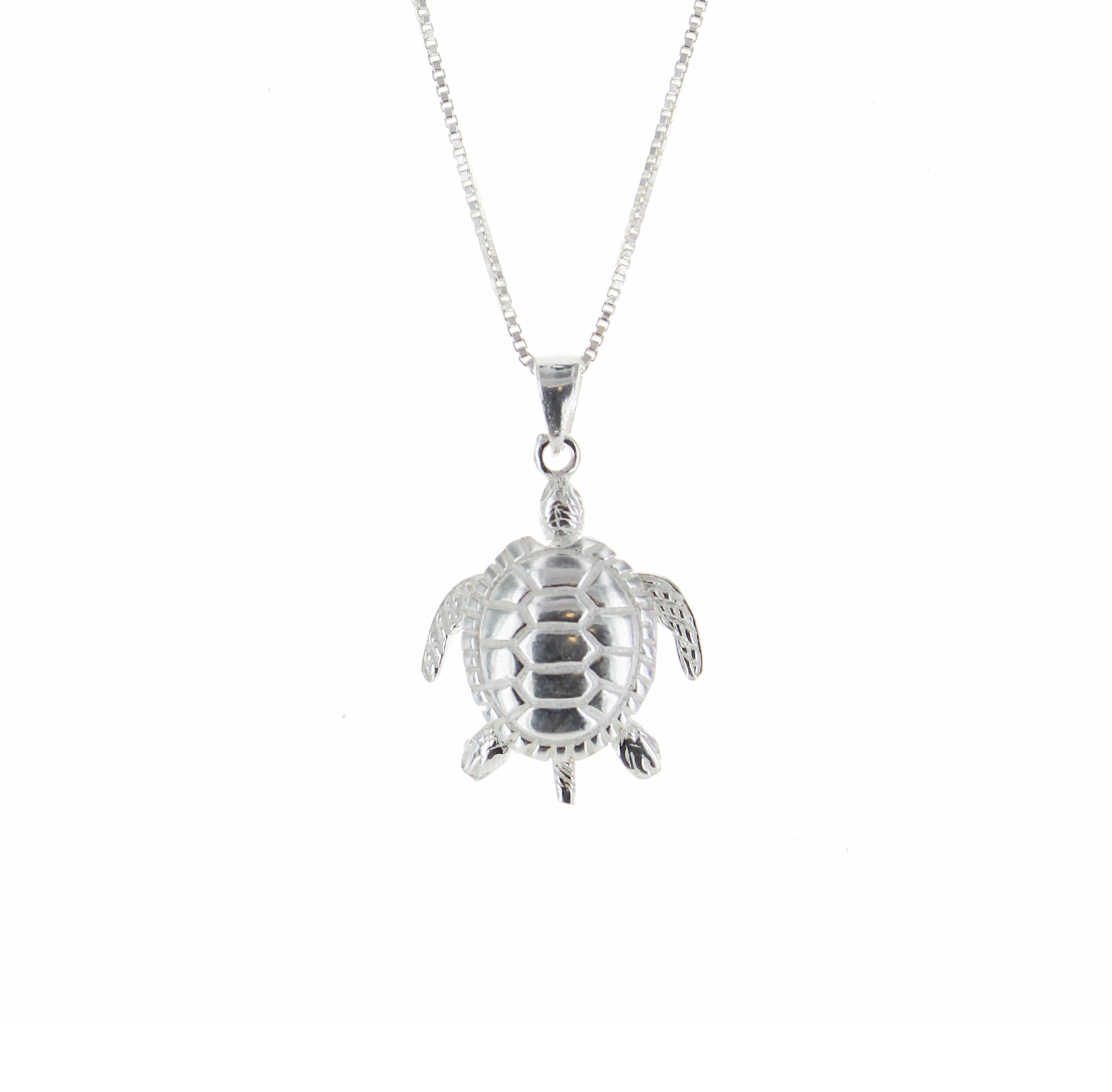 925 Sterling Silver Turtle Pendant - Best of Everything | Online Shopping