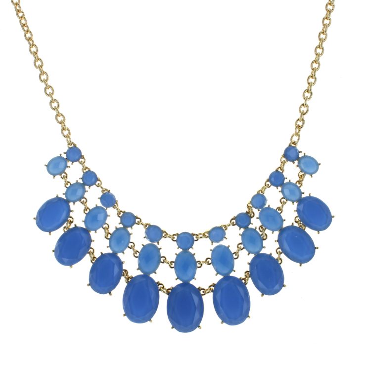 A photo of the Oval Drops Necklace product