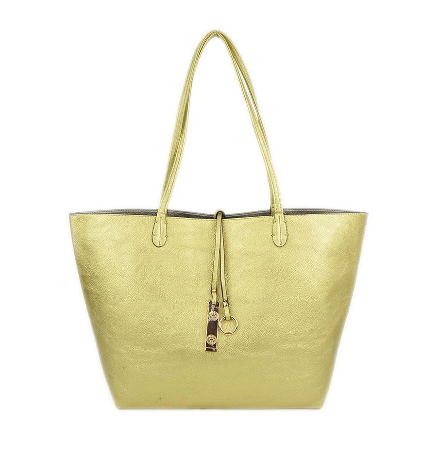 Gold & Silver Reversible Tote - Best of Everything | Online Shopping