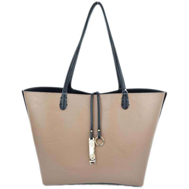 Black & Khaki Reversible Tote - Best of Everything | Online Shopping