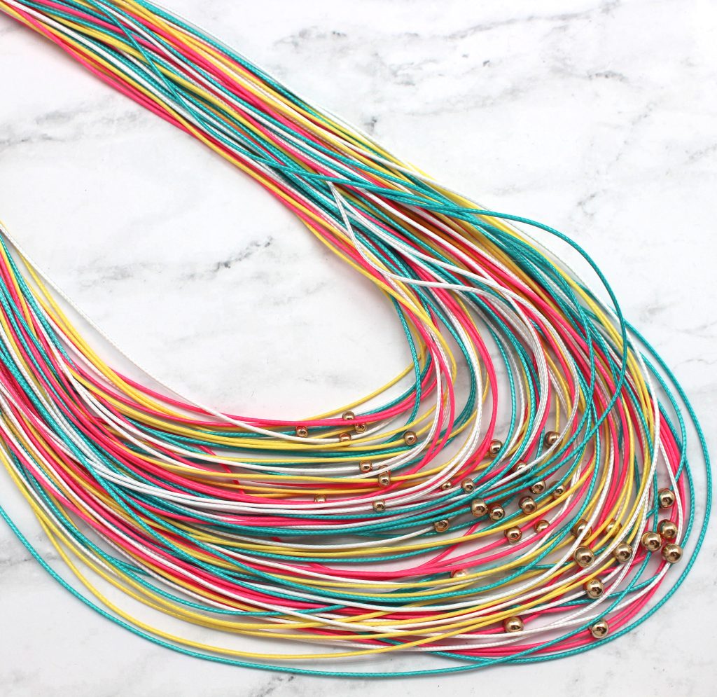 Long Rainbow Strings Necklace - Best of Everything | Online Shopping