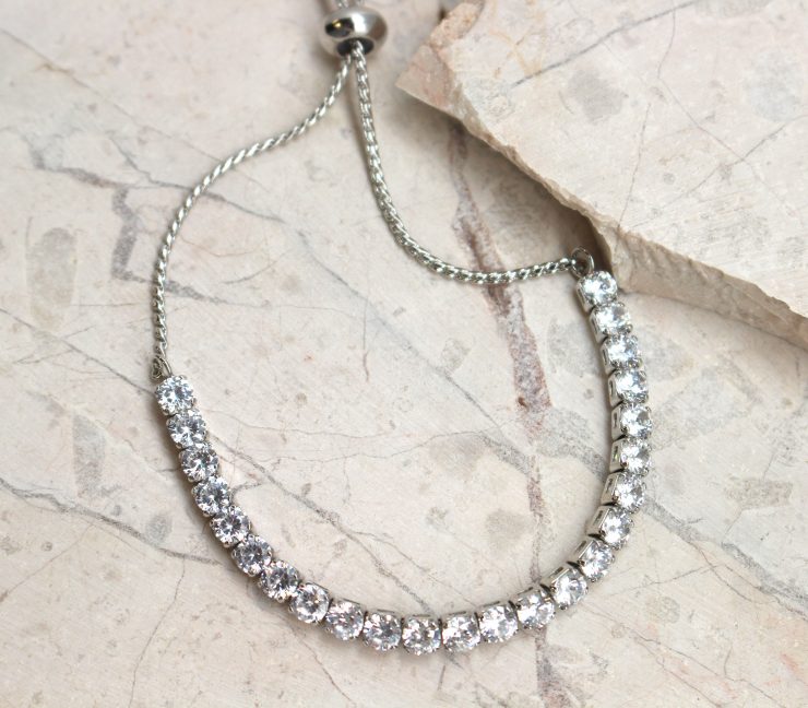 A photo of the Large Rhinestones Bracelet product