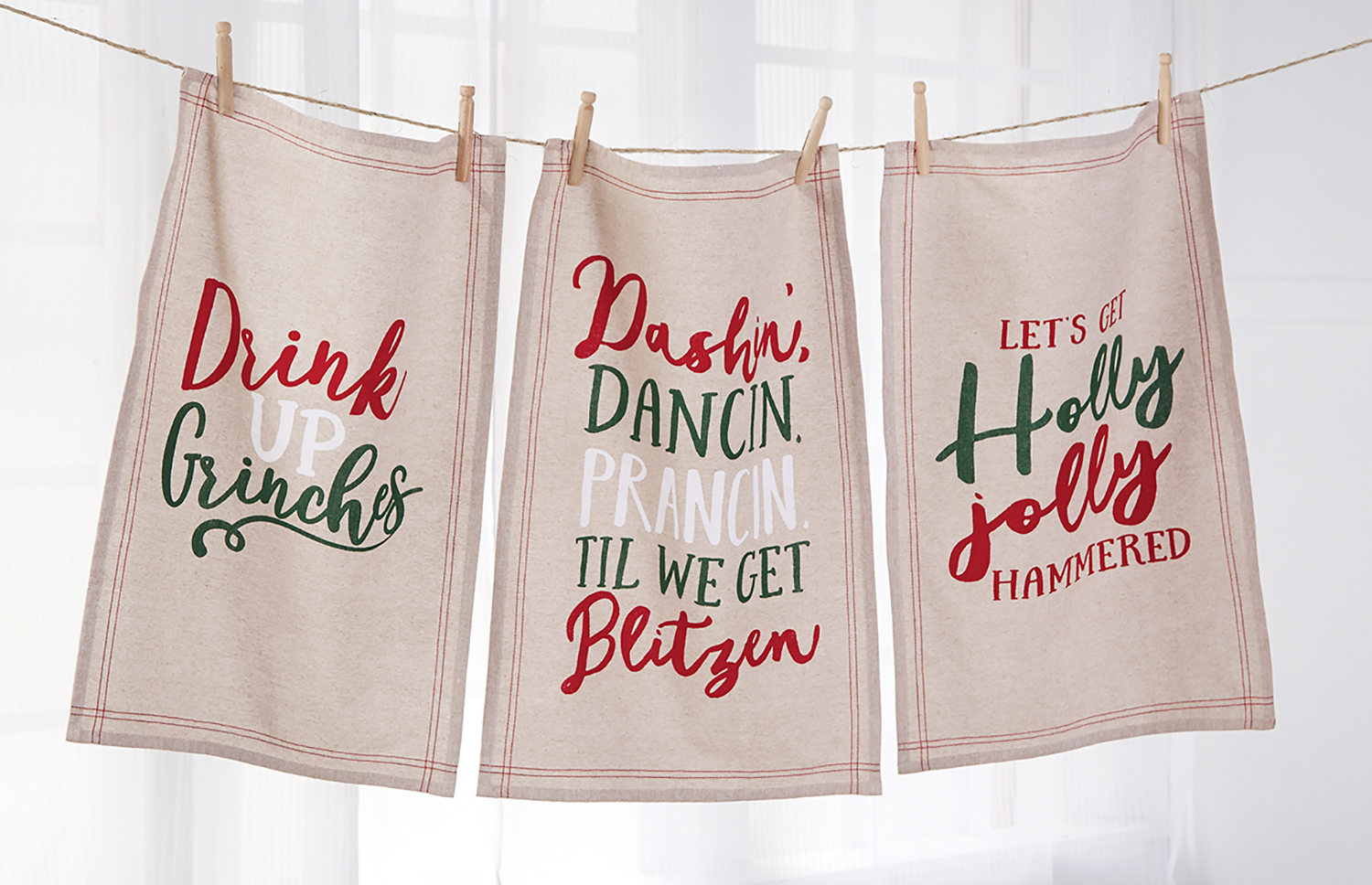 Holiday Drinking Towels