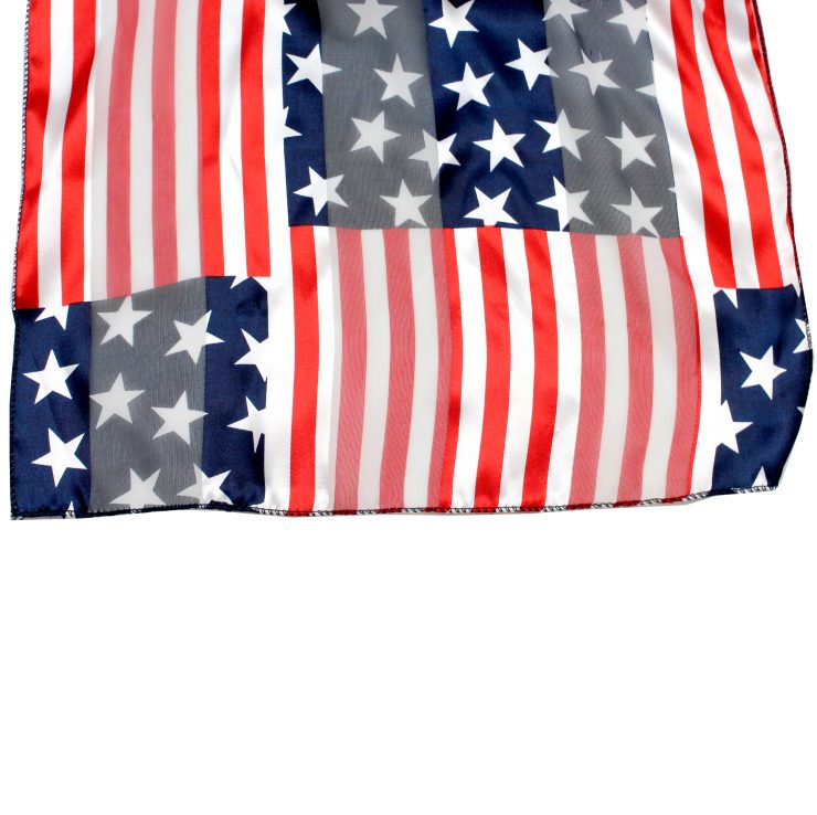 A photo of the American Flag Long Scarf product