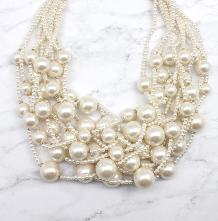 A photo of the Making A Statement Pearl Necklace product