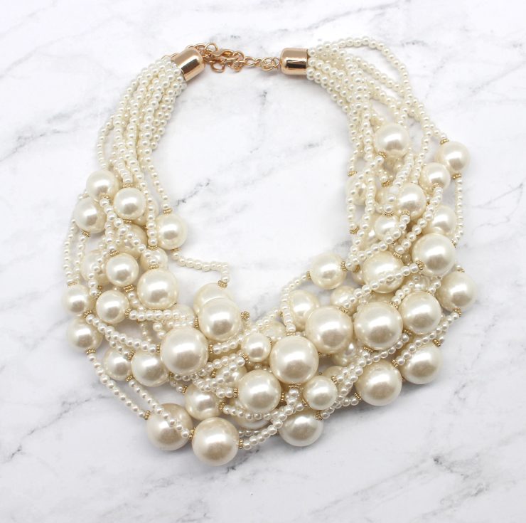 A photo of the Making A Statement Pearl Necklace product