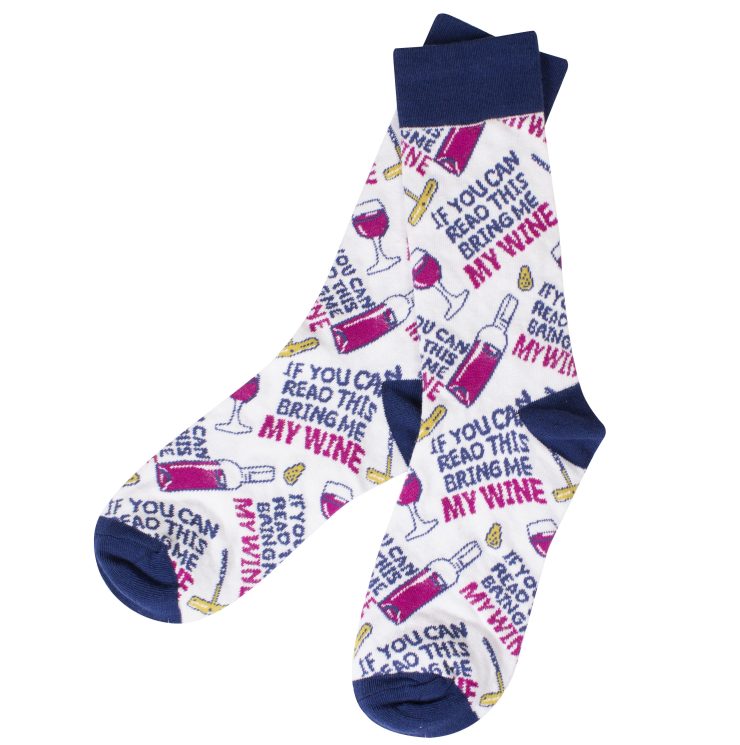 A photo of the Wine Socks product