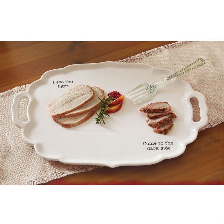 A photo of the Dark/Light Turkey Platter Set product