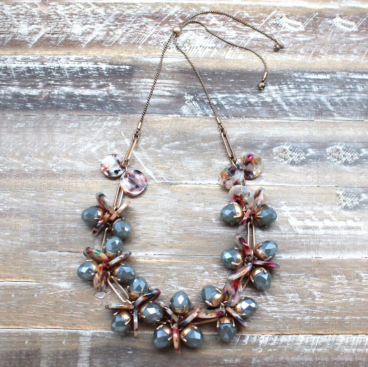 A photo of the Bead Blast Necklace product