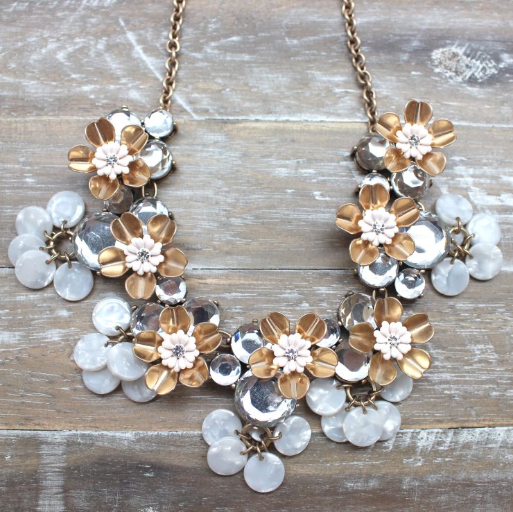 A photo of the Dreaming Of Flowers Necklace product