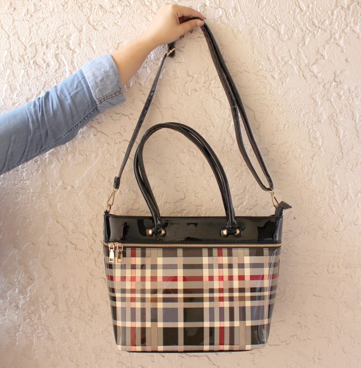 A photo of the Plaid Perfection Tote product