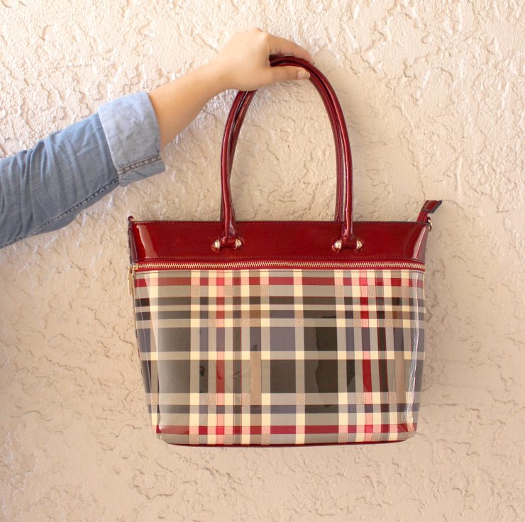 A photo of the Plaid Perfection Tote product