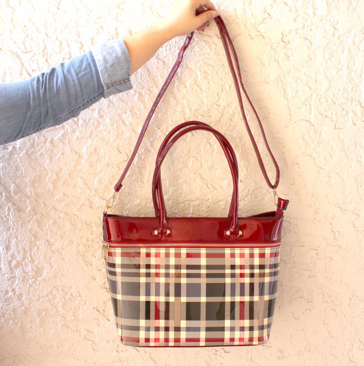 A photo of the Plaid Perfection Tote product