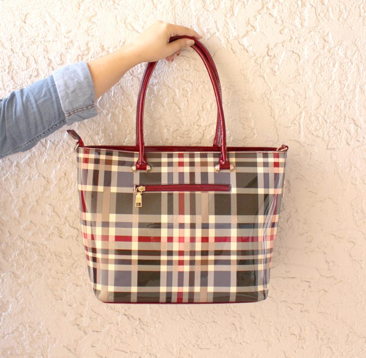 A photo of the Plaid Perfection Tote product