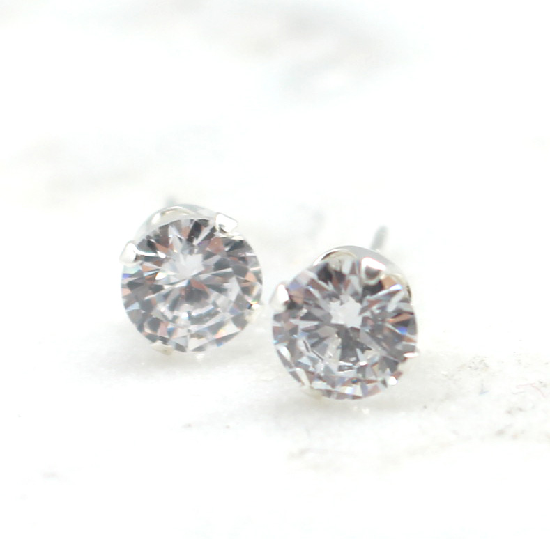 Simple CZ Stud - Best of Everything | Online Shopping