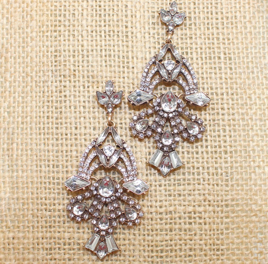 Rhinestone Chandelier Earrings - Best of Everything | Online Shopping