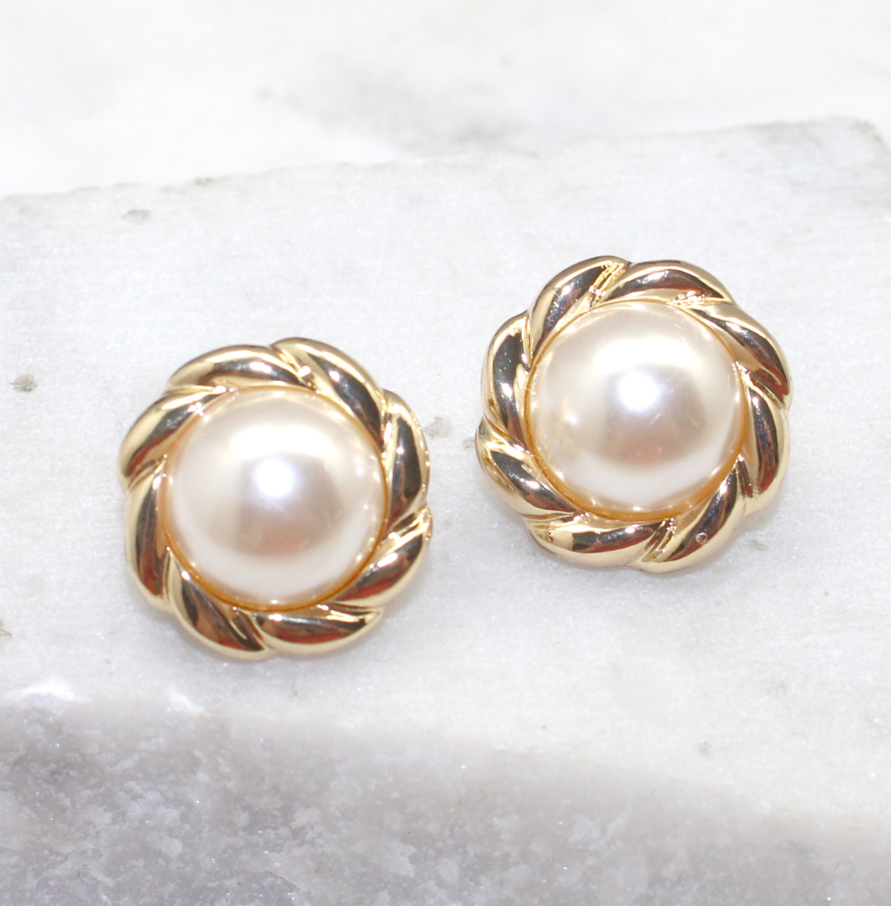 Pearl Clip On Earrings - Best of Everything | Online Shopping