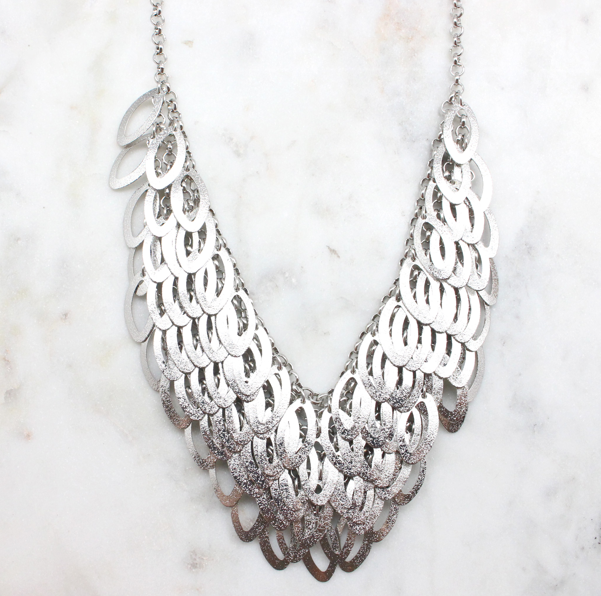 Oval Cutout Necklace - Best of Everything | Online Shopping