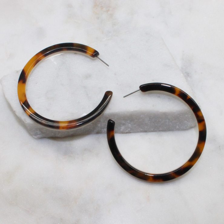 A photo of the Zoey Hoop Earrings product