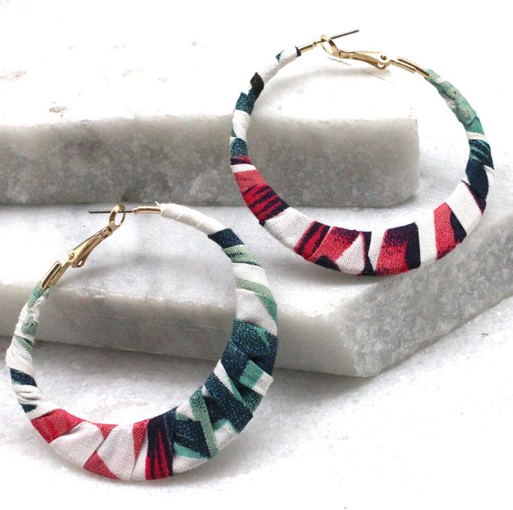 A photo of the Tropical Breeze Earrings in White product