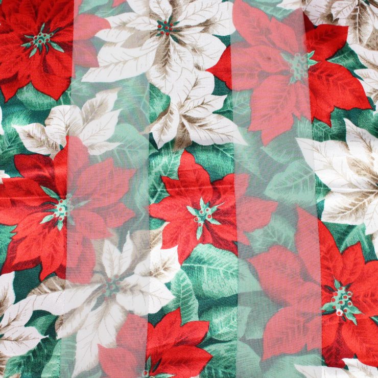 A photo of the Poinsettia Scarf product