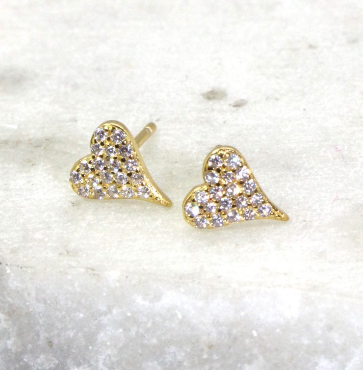 A photo of the Heart of Hearts Stud Earrings product