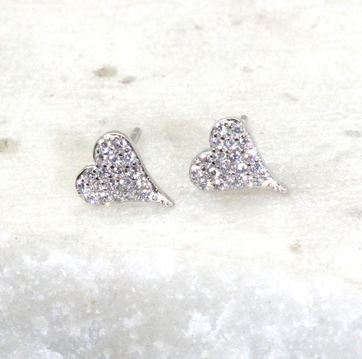 A photo of the Heart of Hearts Stud Earrings product