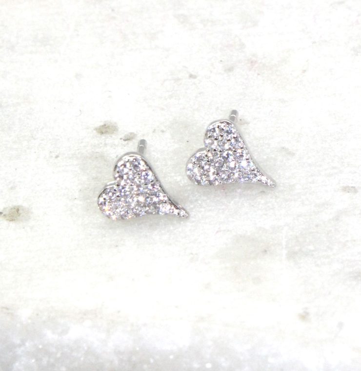 A photo of the Heart of Hearts Stud Earrings product