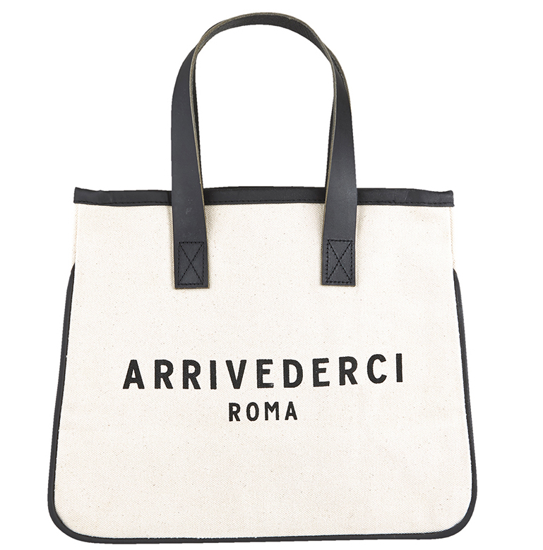 Mini Arrivederci Canvas Tote - Best of Everything | Online Shopping