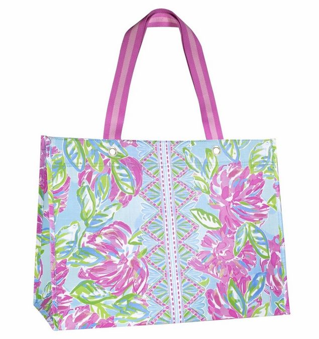 Lilly Pullitzer XL Market Shopper in Totally Blossom - Best of ...