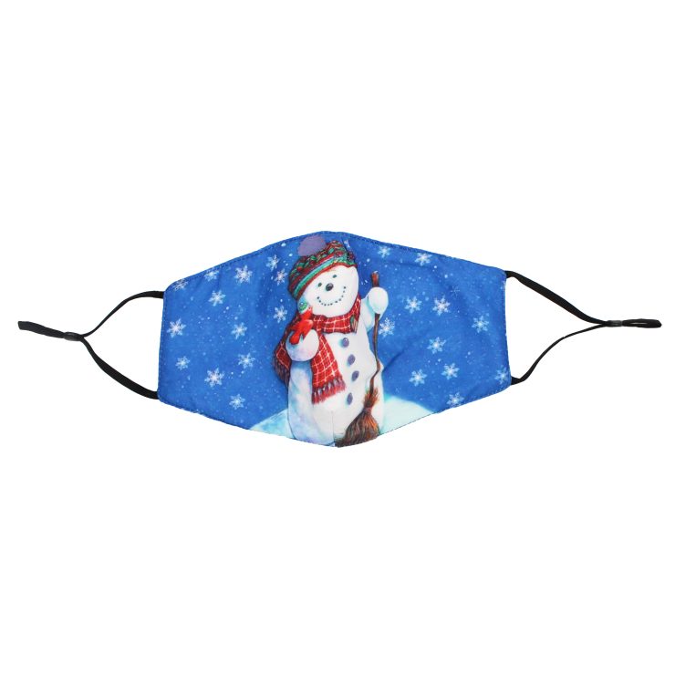 A photo of the Winter Snowman Face Mask product