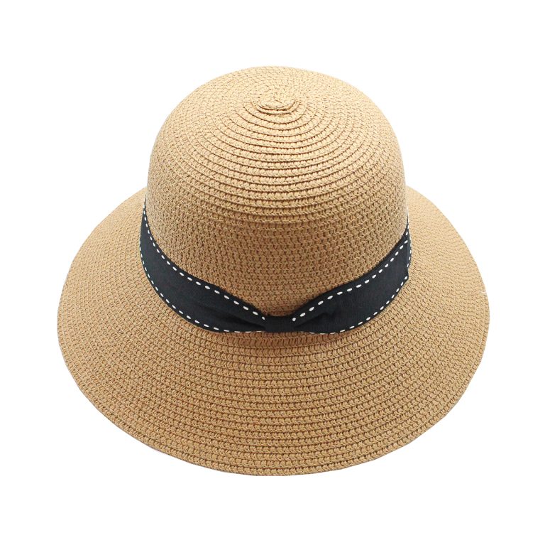Straw Bucket Hat In Toast - Best of Everything | Online Shopping
