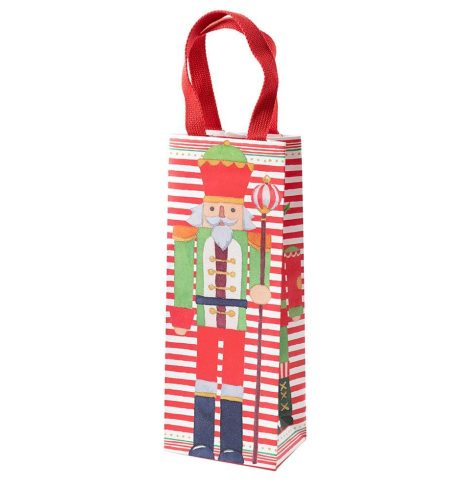 A photo of the March of the Nutcrackers Wine & Bottle Gift Bag product