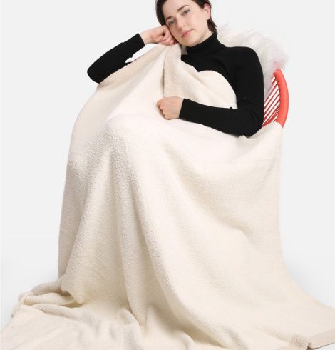 A photo of the Solid Comfy Luxe Blanket product