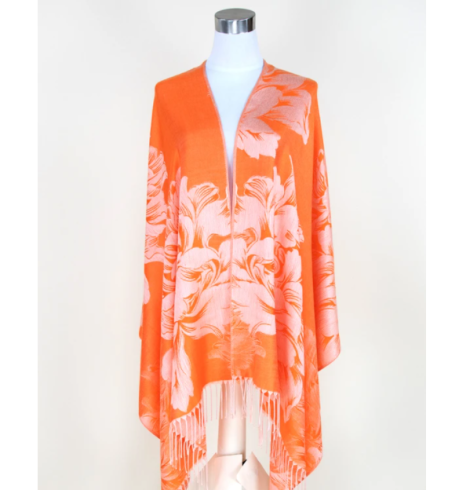 A photo of the Orange Rose Pashmina product