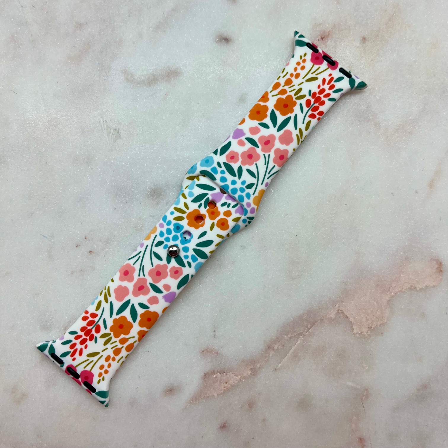 Floral apple clearance watch band