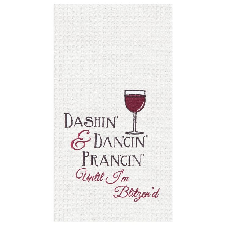 A photo of the Dashin' & Dancin' Kitchen Towel product