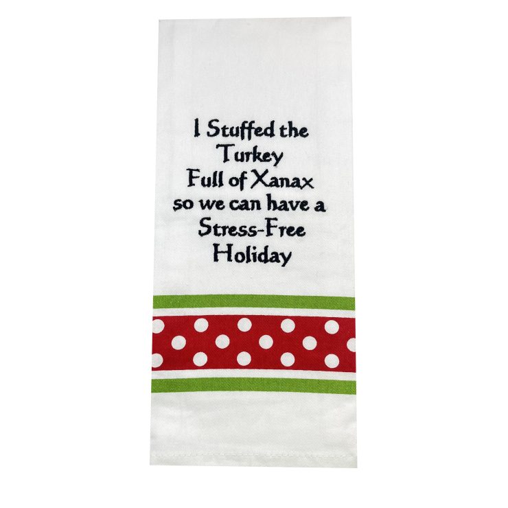 A photo of the Stress-Free Holiday Towel product