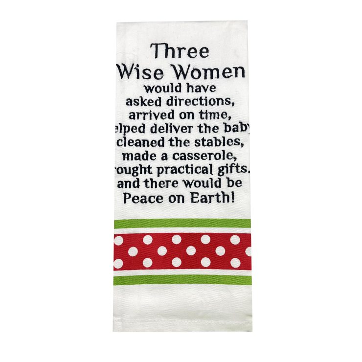 A photo of the Three Wise Women Towel product