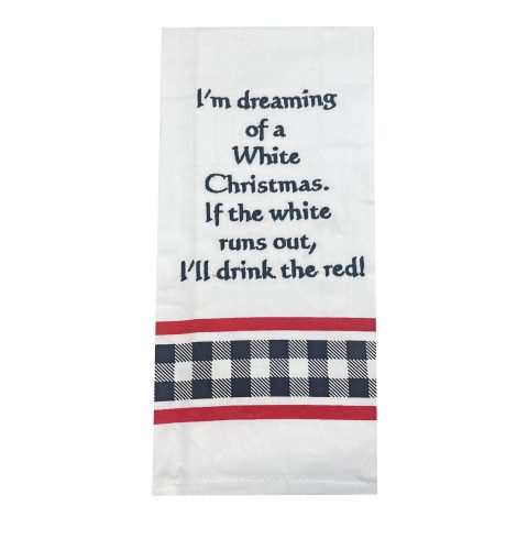 A photo of the Dreaming Of A White Christmas Towel product