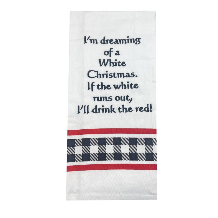 A photo of the Dreaming Of A White Christmas Towel product