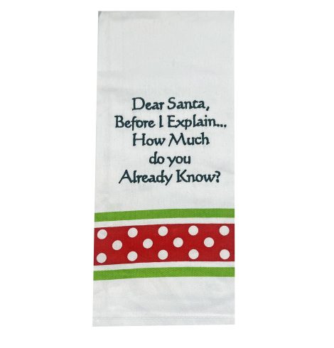 A photo of the How Much Do You Already Know Towel product