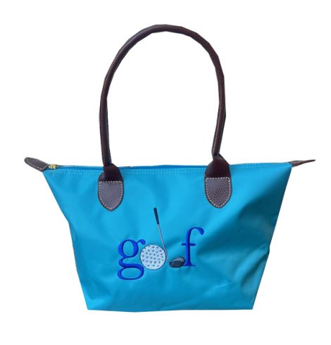 A photo of the Golf Nylon Tote in Sky Blue product
