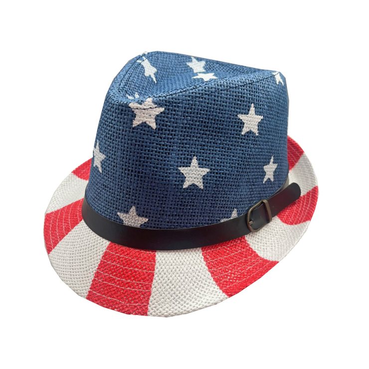 A photo of the American Flag Fedora product